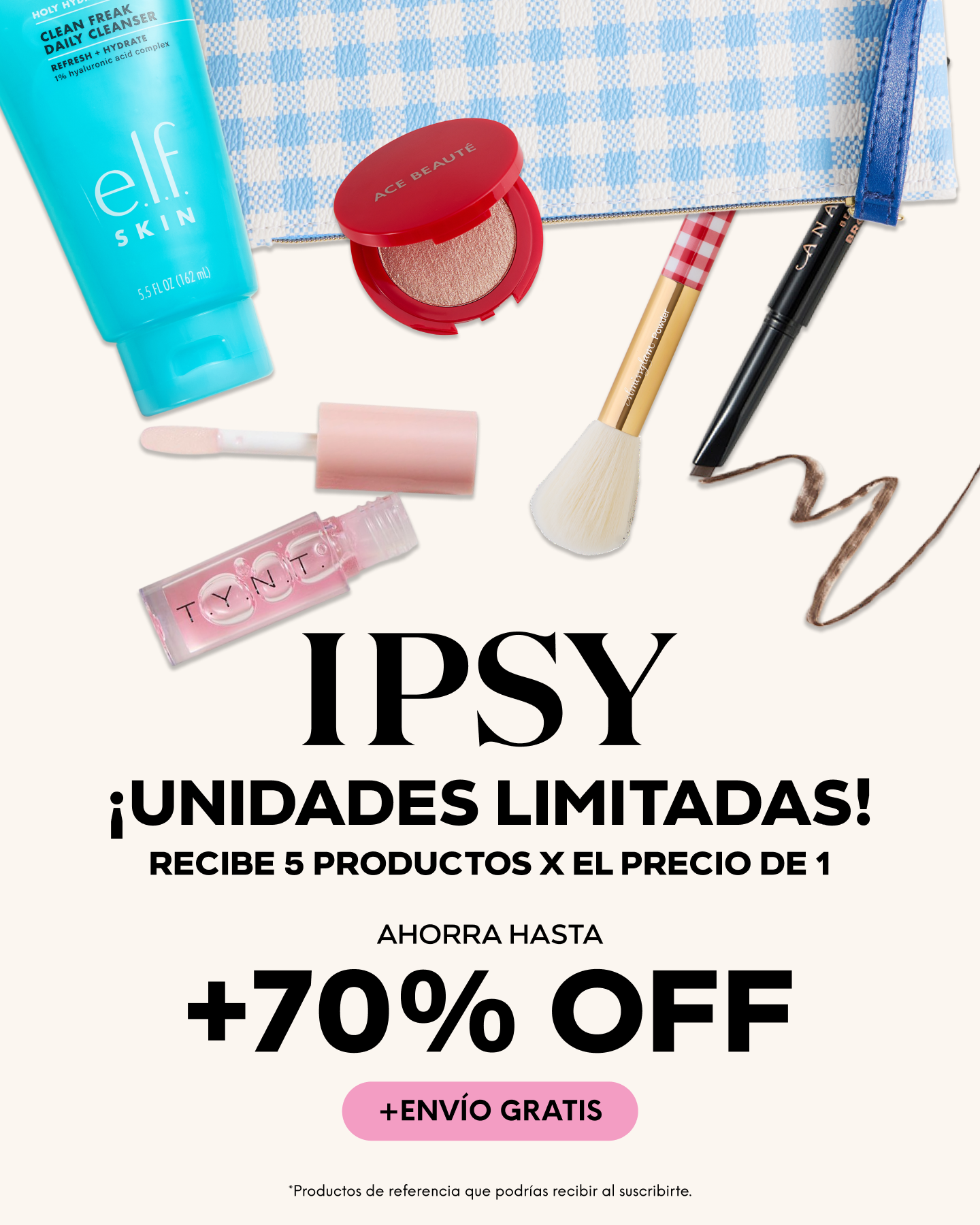 IPSY.Mex Facebook ad