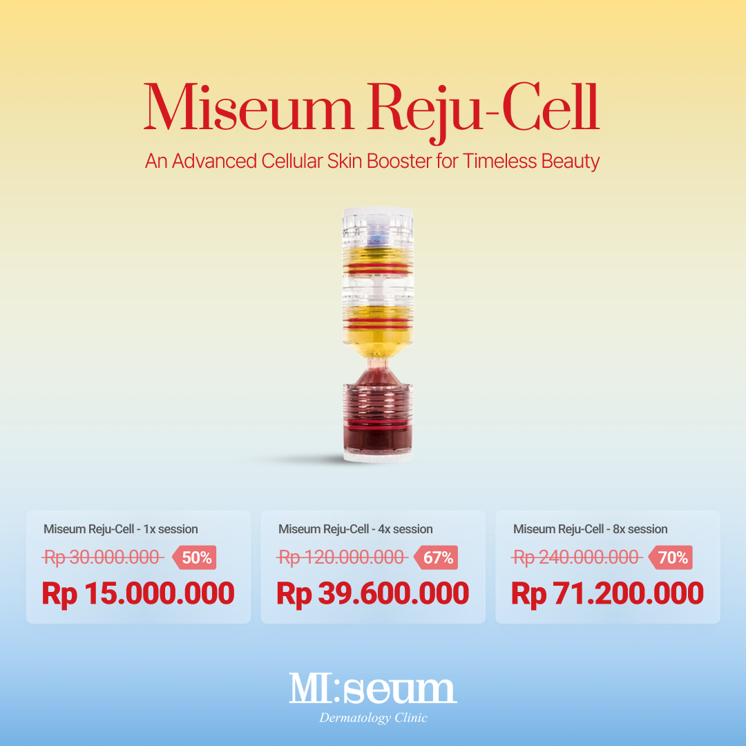 MiseumClinic.id Facebook ad: Aging Doesn't Start with Wrinkles