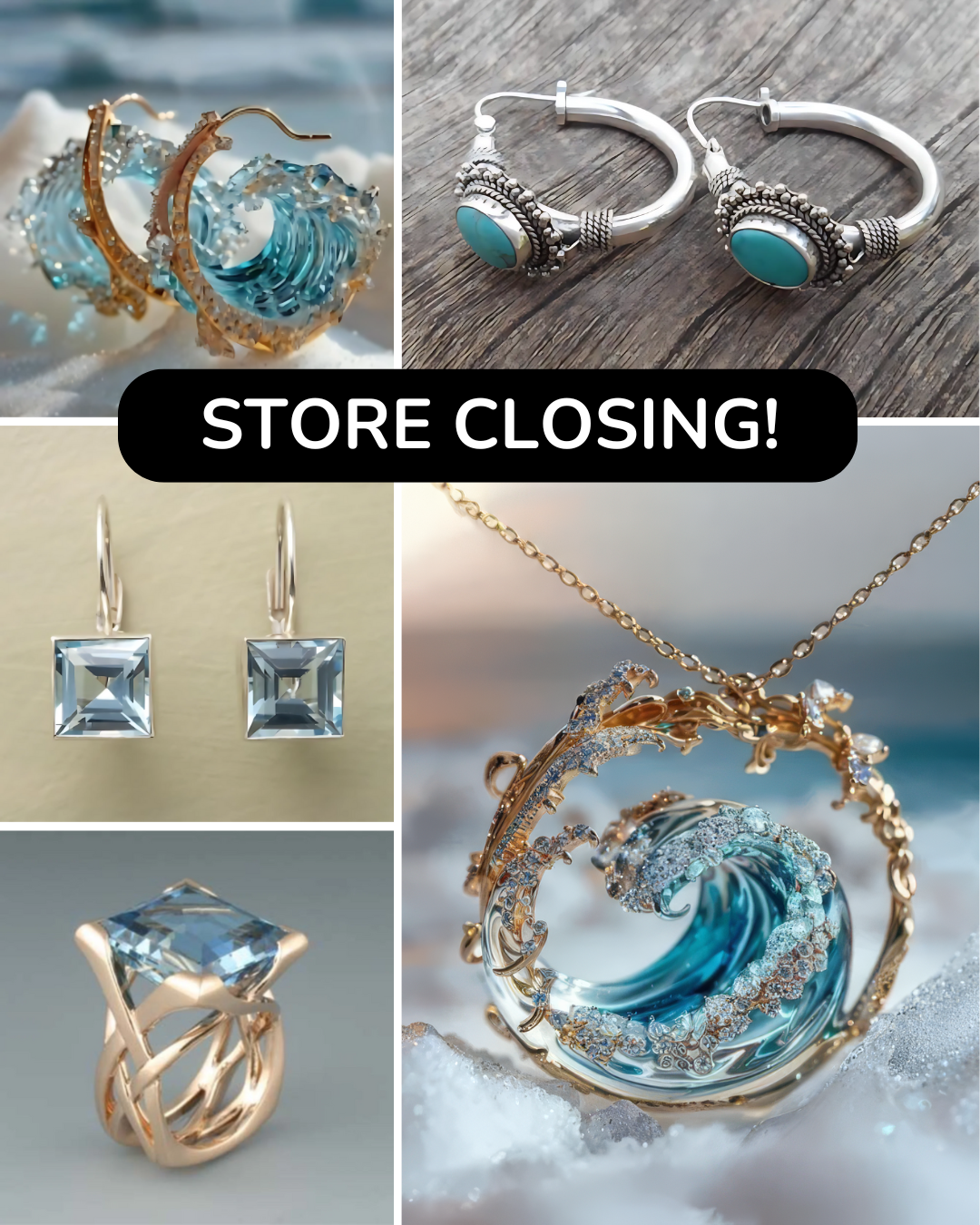Amelia's Jewels Co. Facebook ad: Up to 80% OFF!