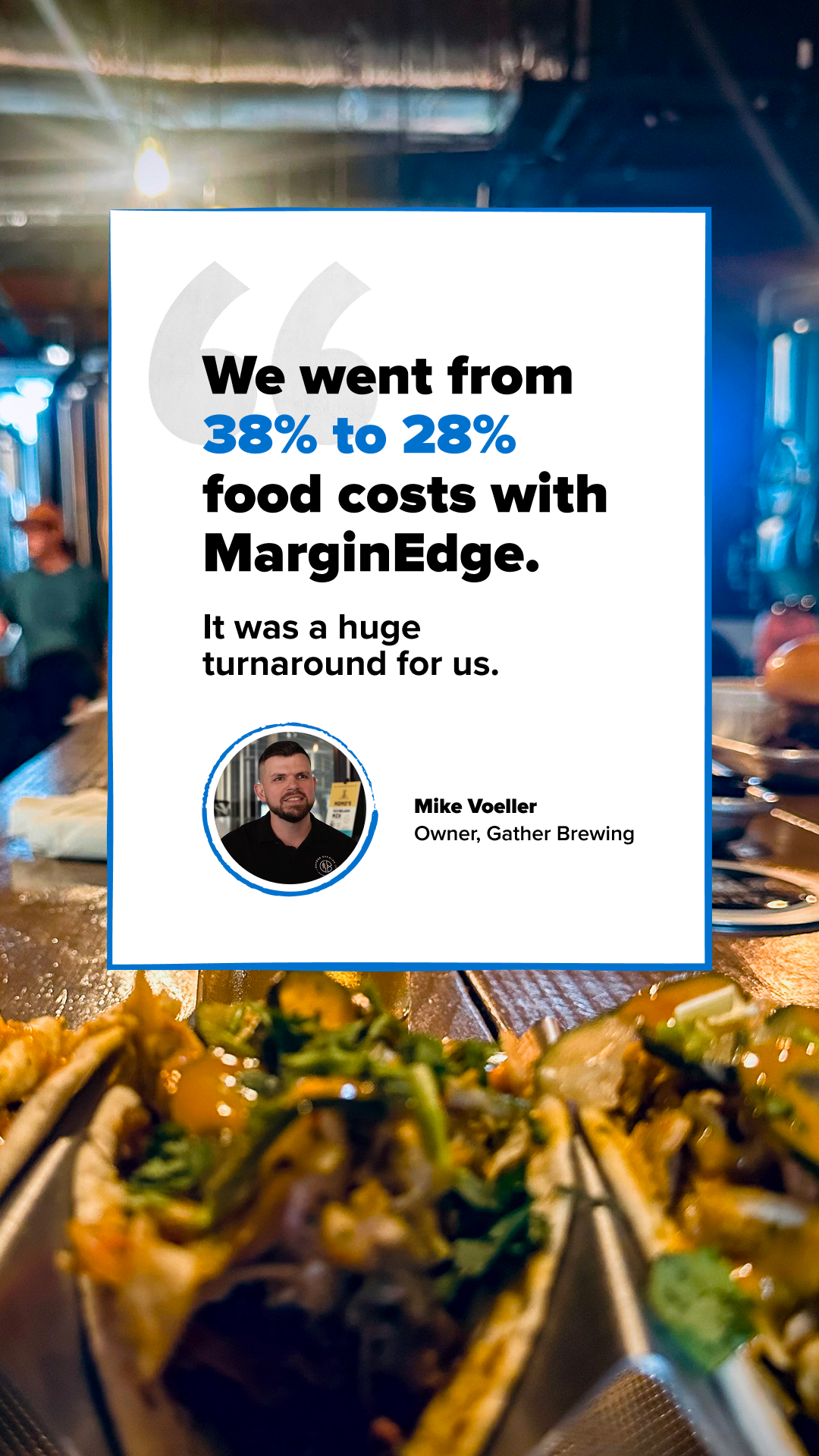 MarginEdge Facebook ad