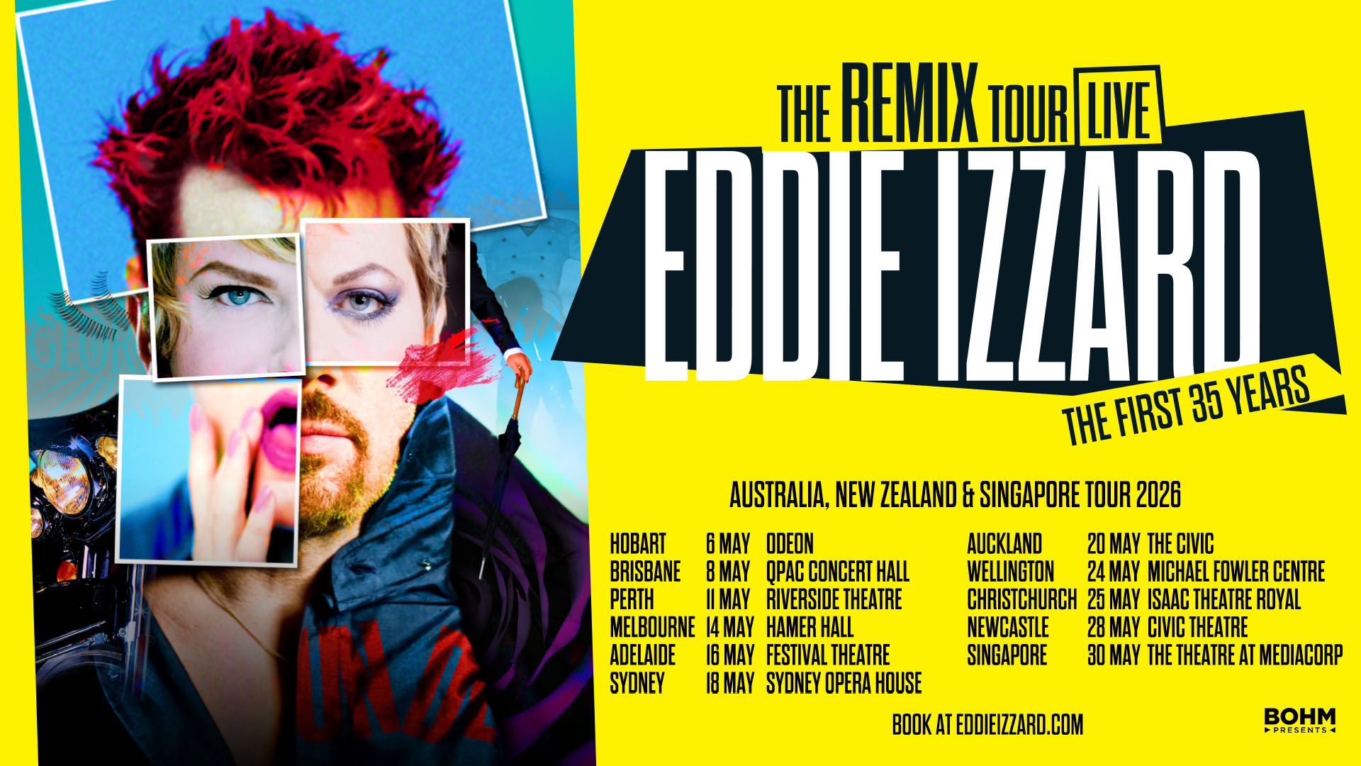 Eddie Izzard Facebook ad from Dec 4, 2025