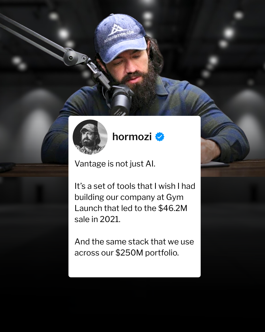 Alex Hormozi Facebook ad