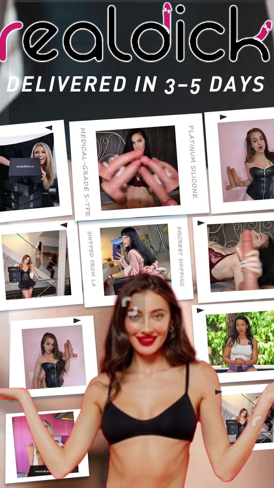 Realdick Facebook ad: Private Moments, Made Better