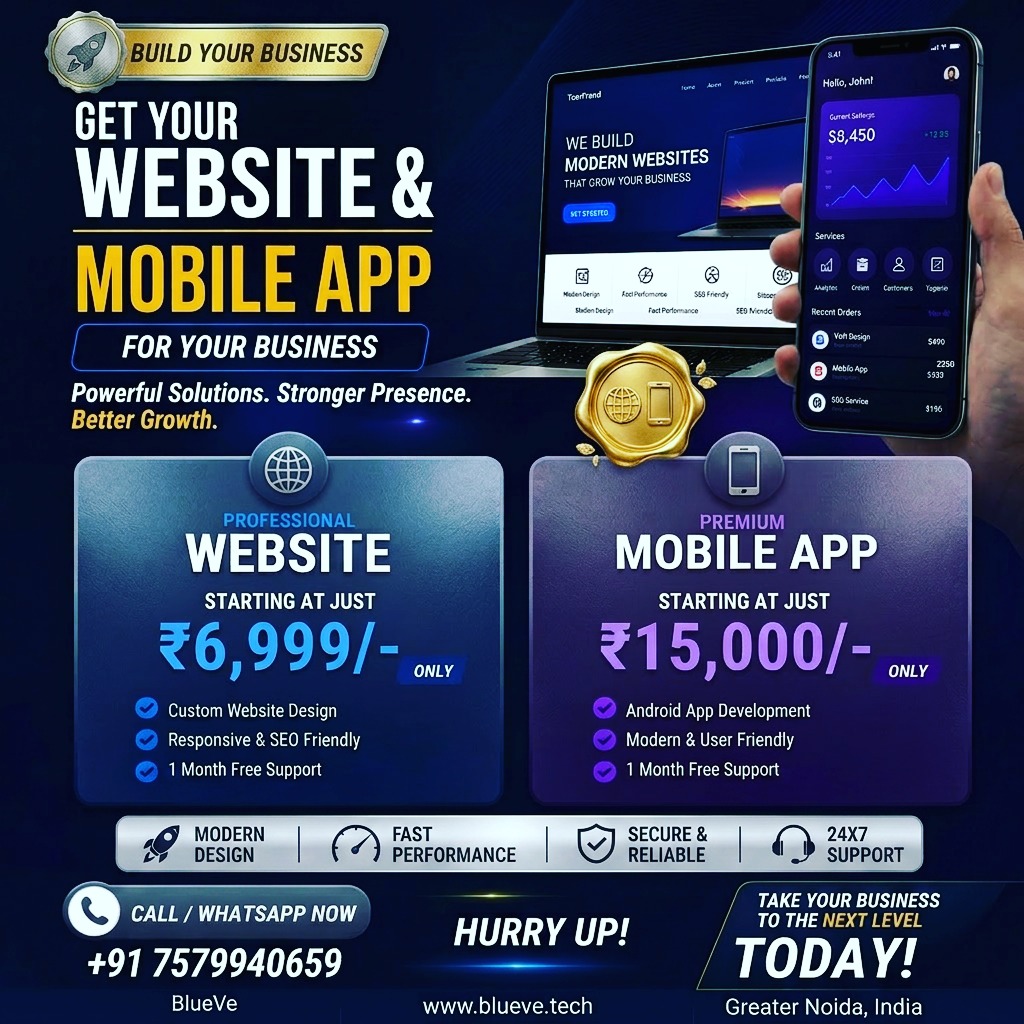 Blueve Facebook ad: Your Business Deserves More Than Just Social Media…