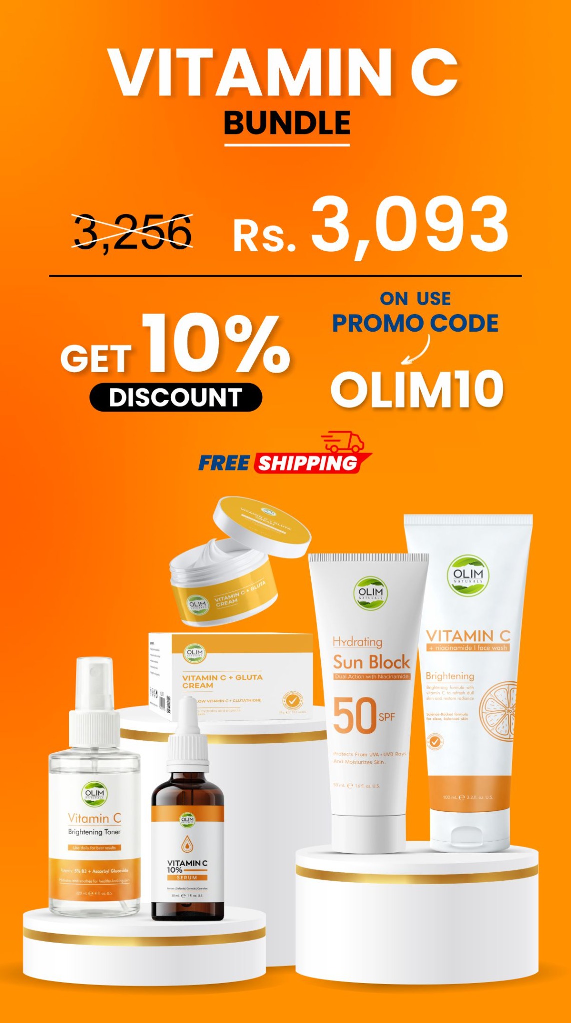 Olim Naturals Facebook ad