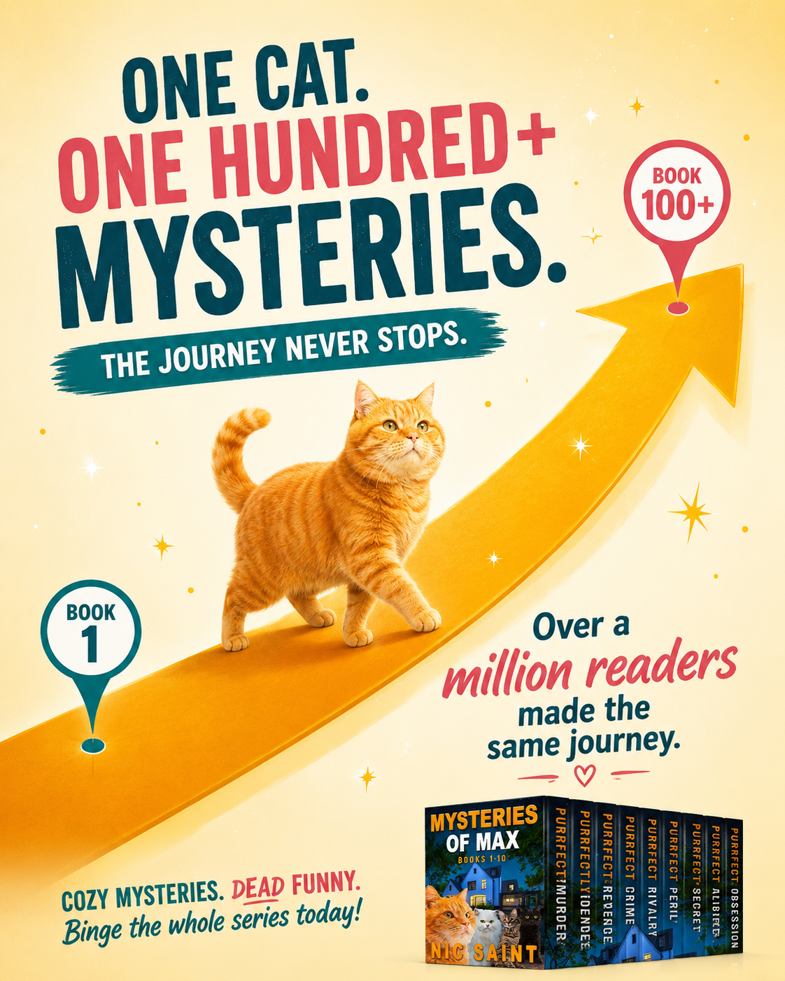 Nic Saint Author Facebook ad