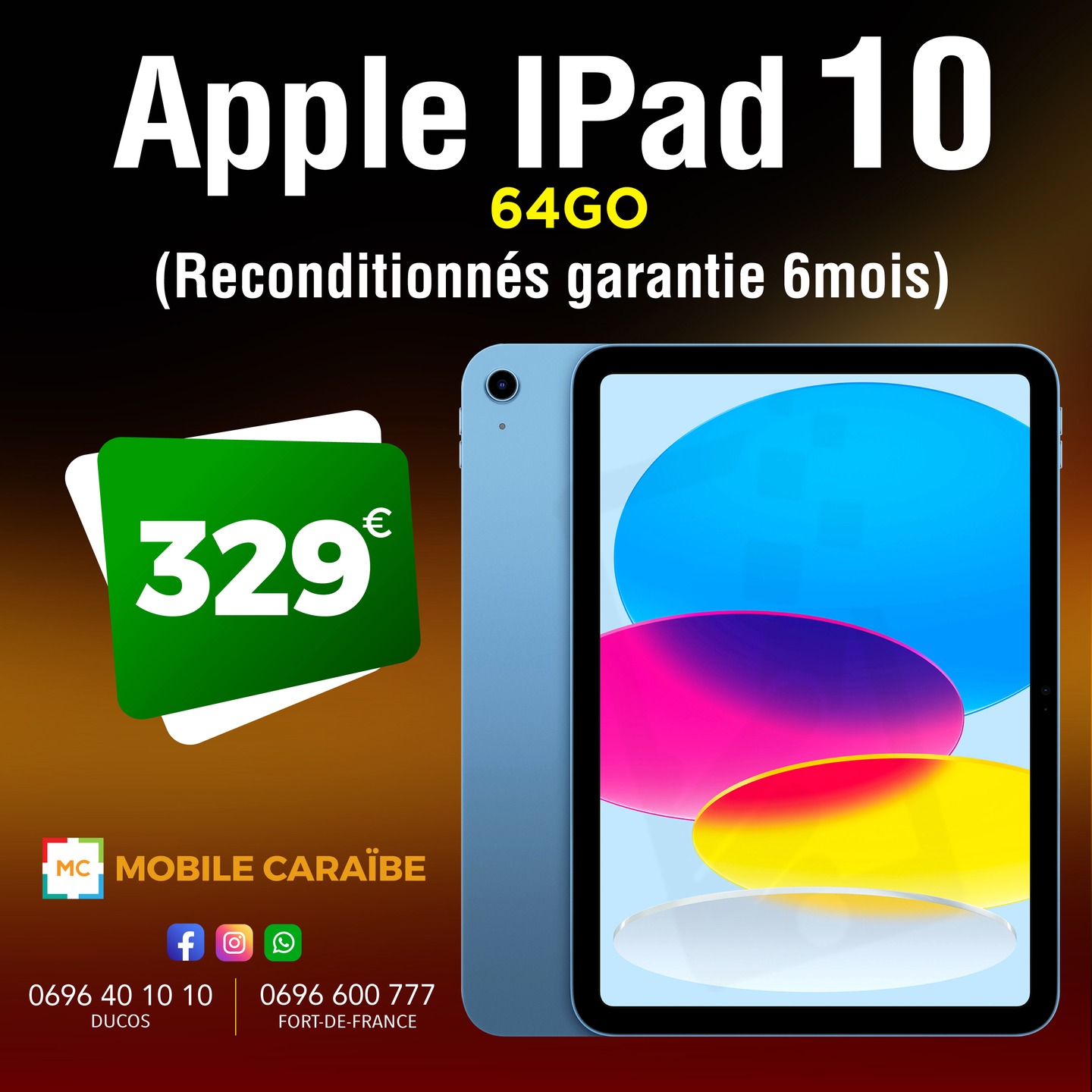 Mobile caraibe Ducos  Facebook ad