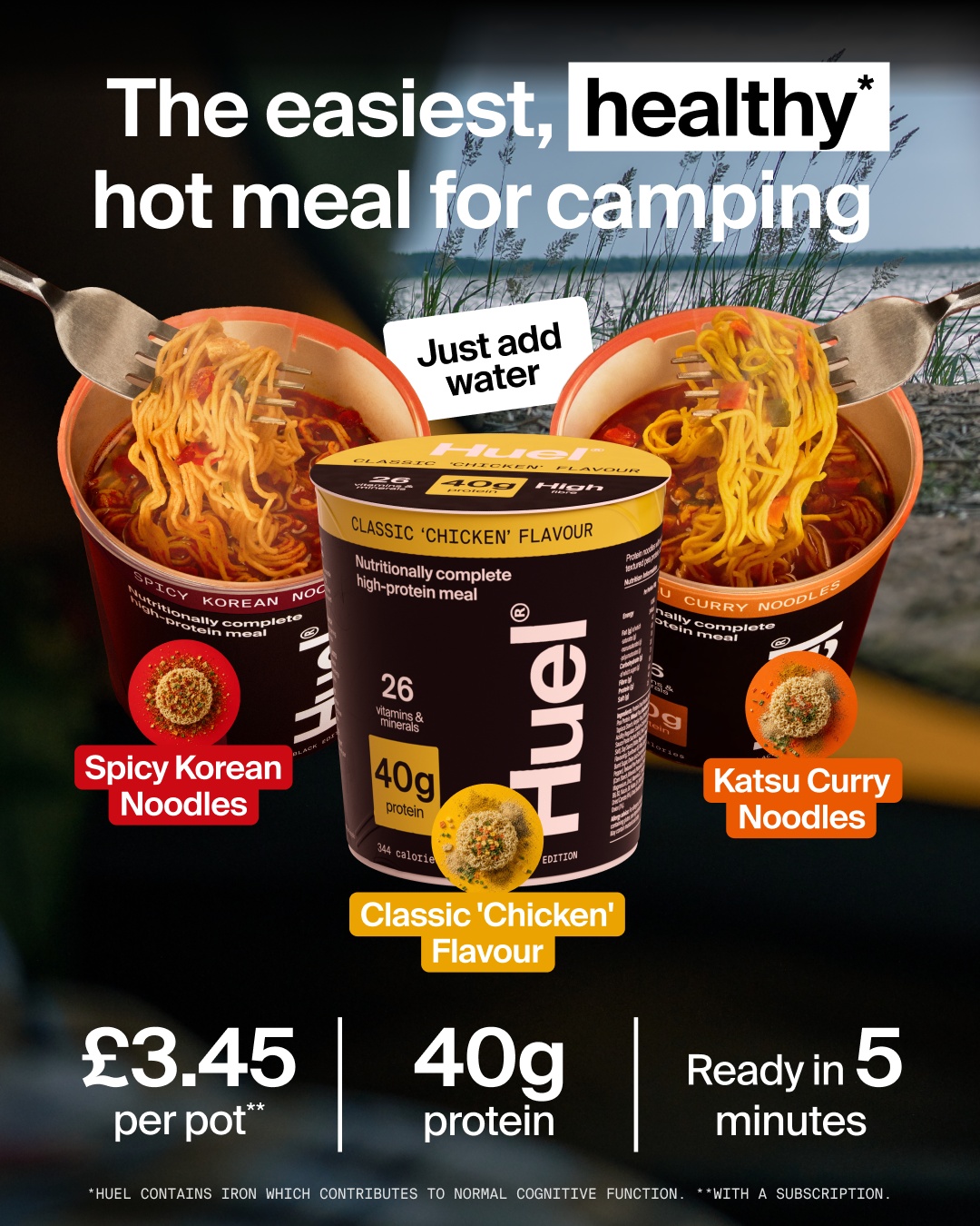 Huel Facebook ad