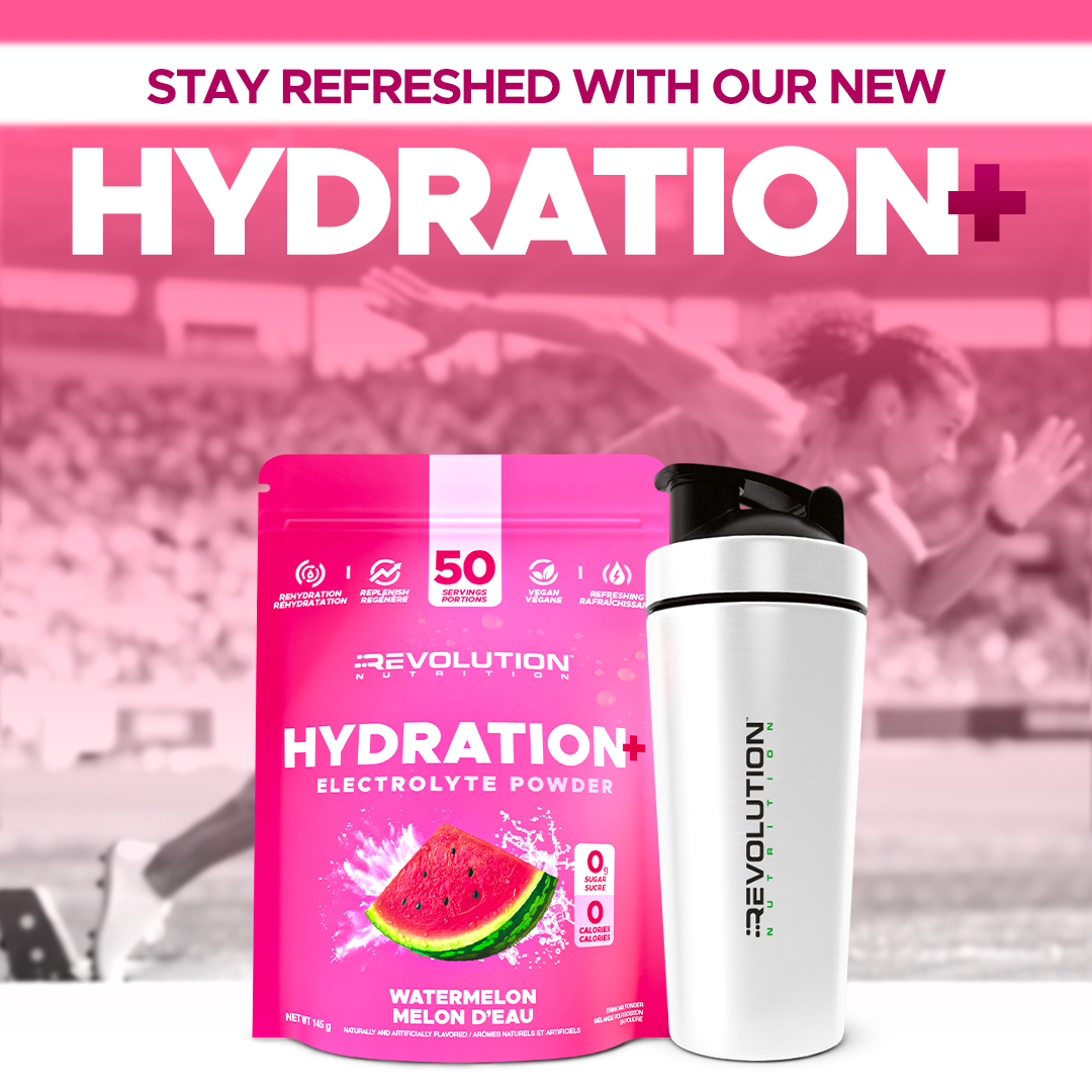 Revolution Nutrition Facebook ad: Meet Hydration+ Electrolyte, the zero-sugar formula that…