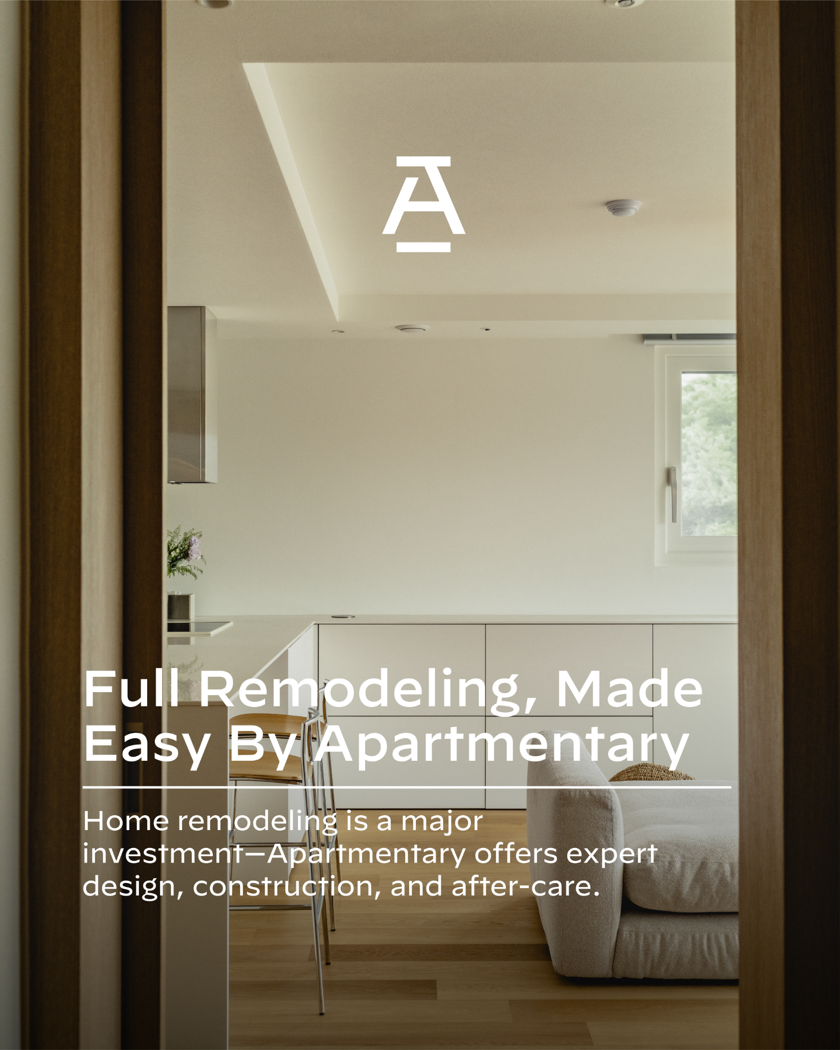 Apartmentary Hong Kong Facebook ad: Remodeling doesn't have to be a headache-we make…