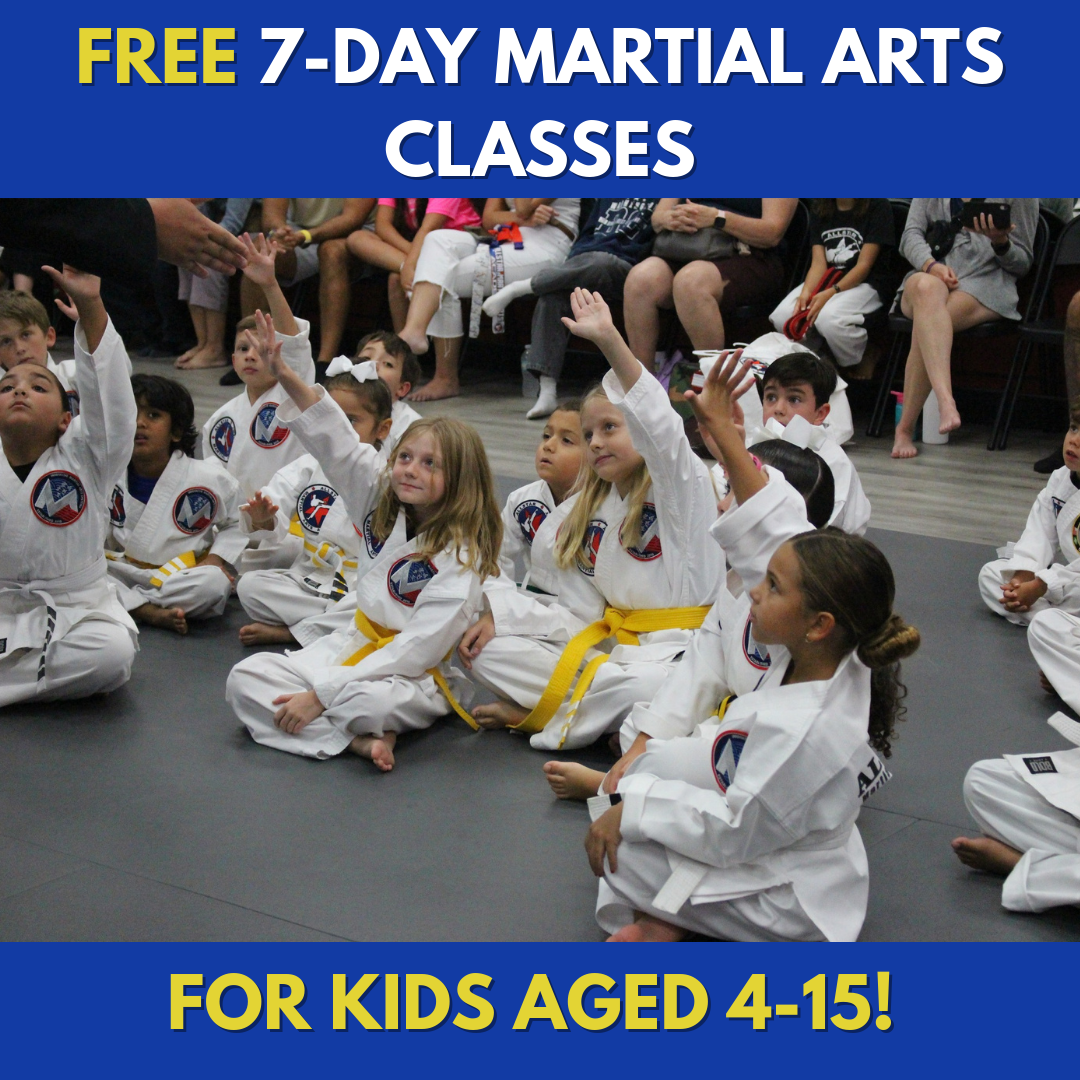 Allstar Martial Arts Academy Facebook ad: 1 Week FREE TRIAL for KIDS