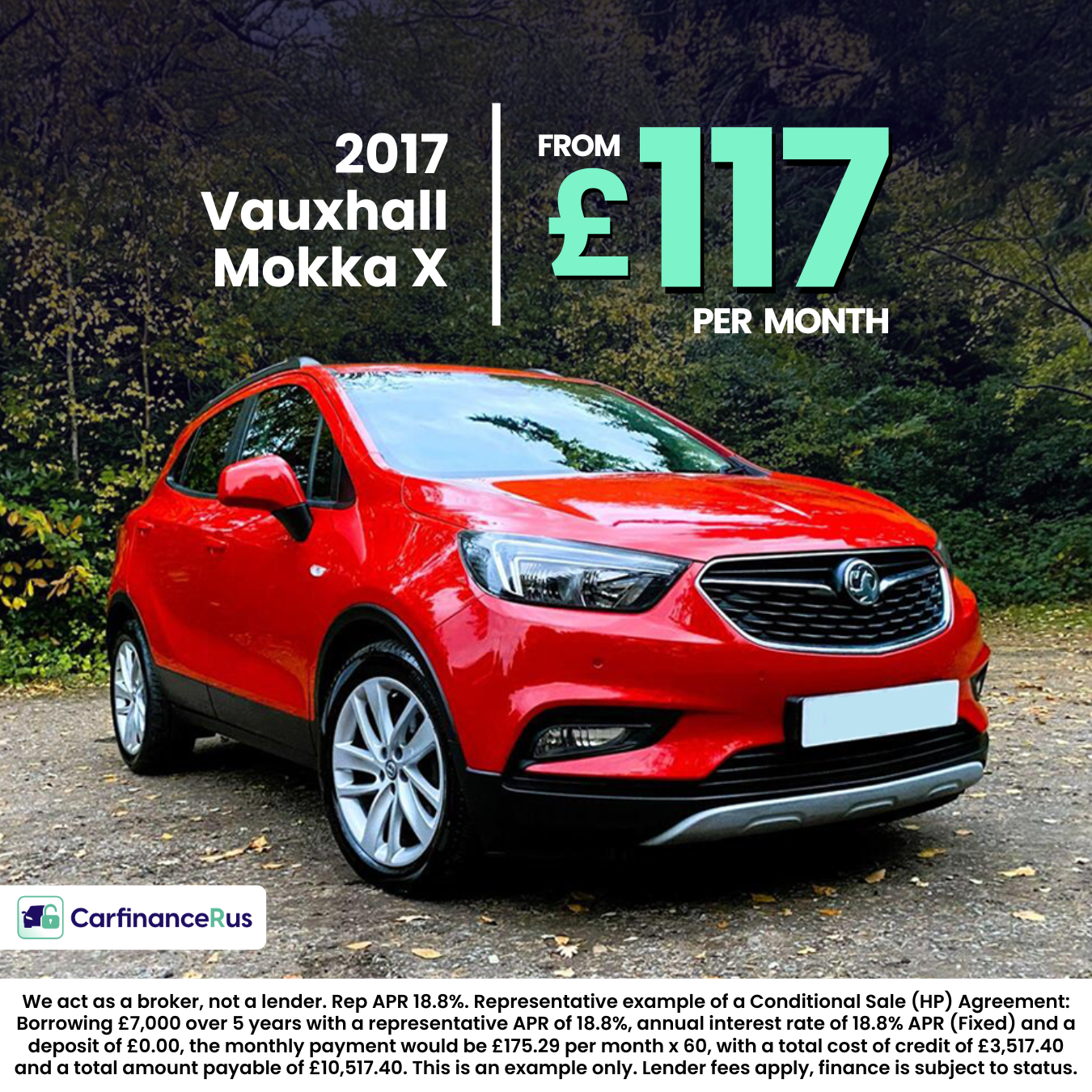 CarFinance R Us Facebook ad