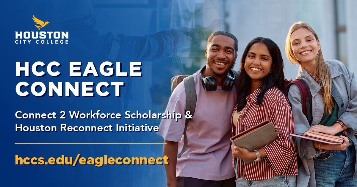 Houston City College Facebook ad: Eagle Connect Scholarship Programs | Houston City College…