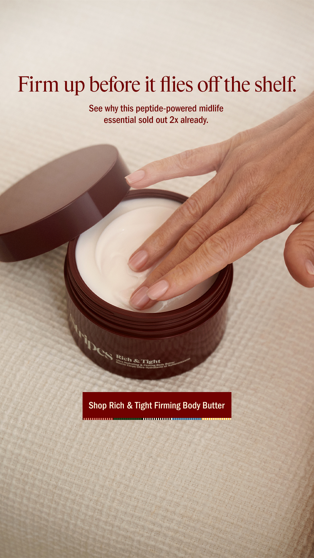 Stripes Beauty Facebook ad