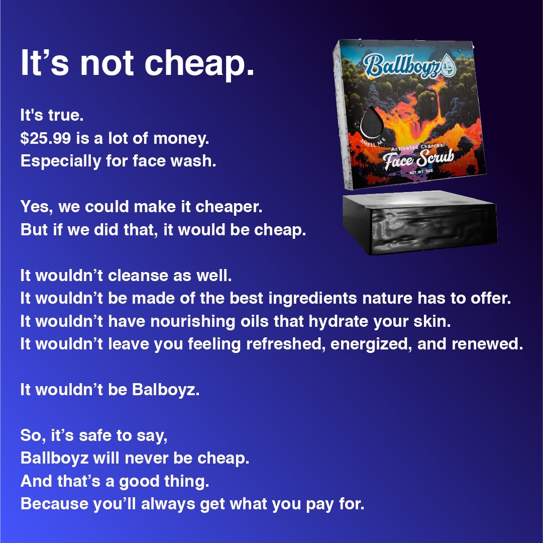 Ballboyz Soap Facebook ad