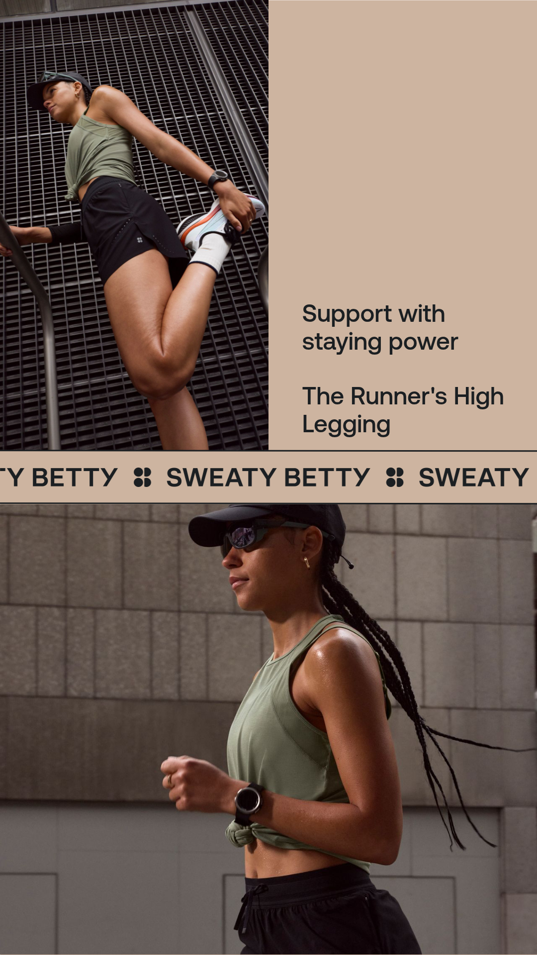 Sweaty Betty Facebook ad