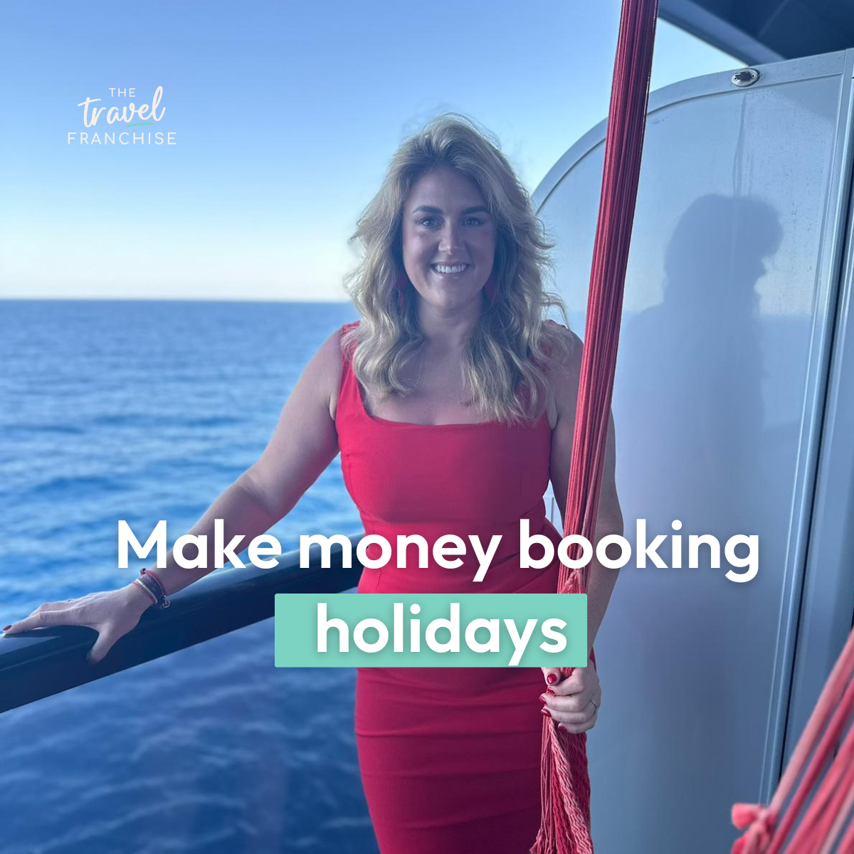 The Travel Franchise Facebook ad: Want to start your own business and earn…