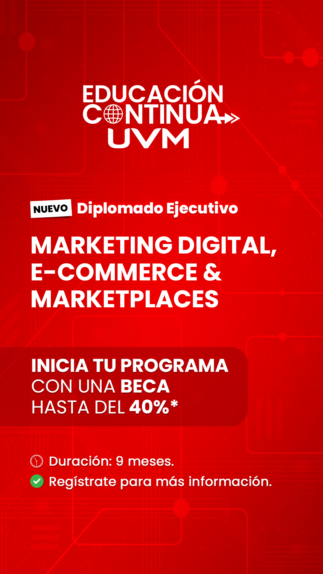 UVM Facebook ad