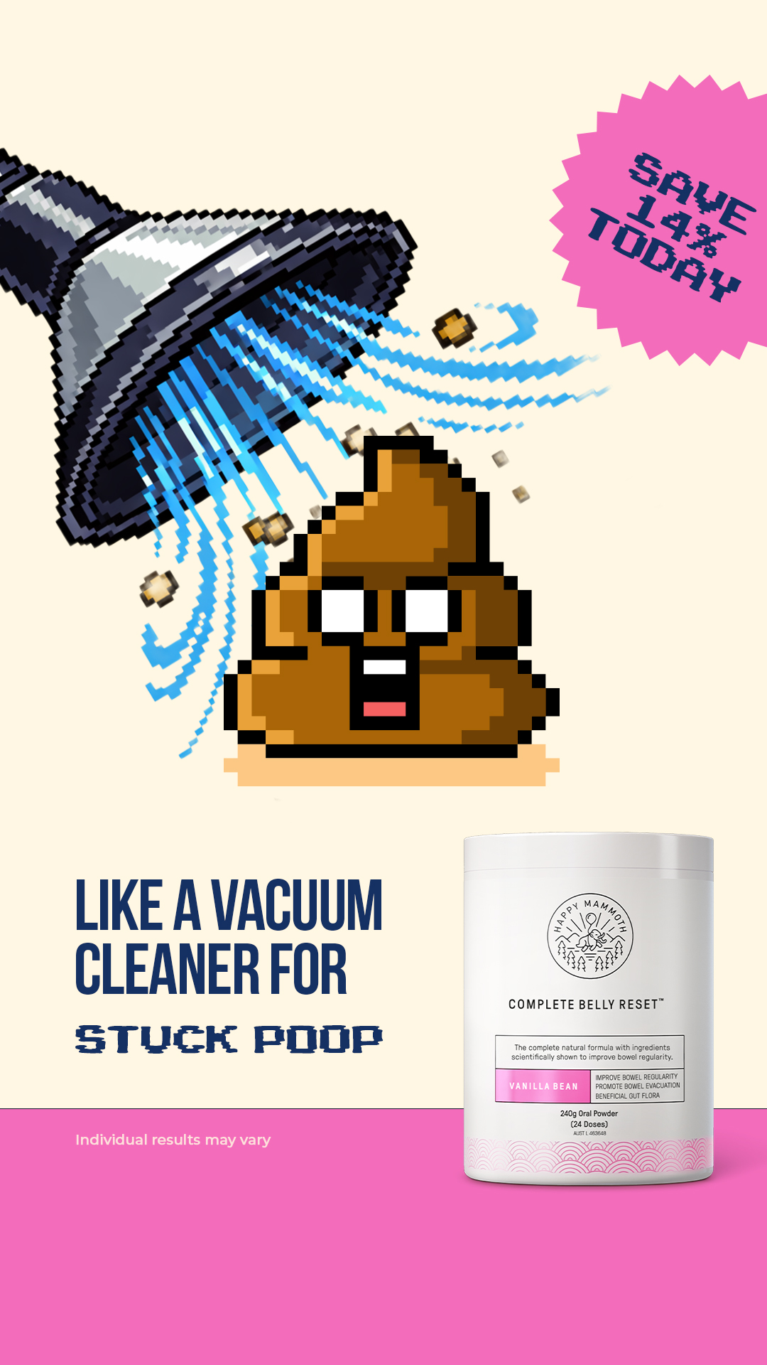Happy Mammoth EU Facebook ad