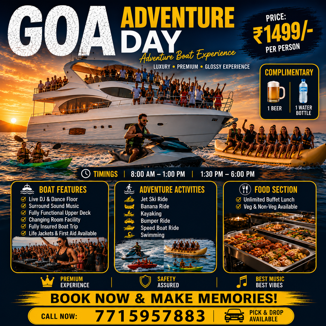 Goa Trip Advisor Facebook ad: Chat with us
