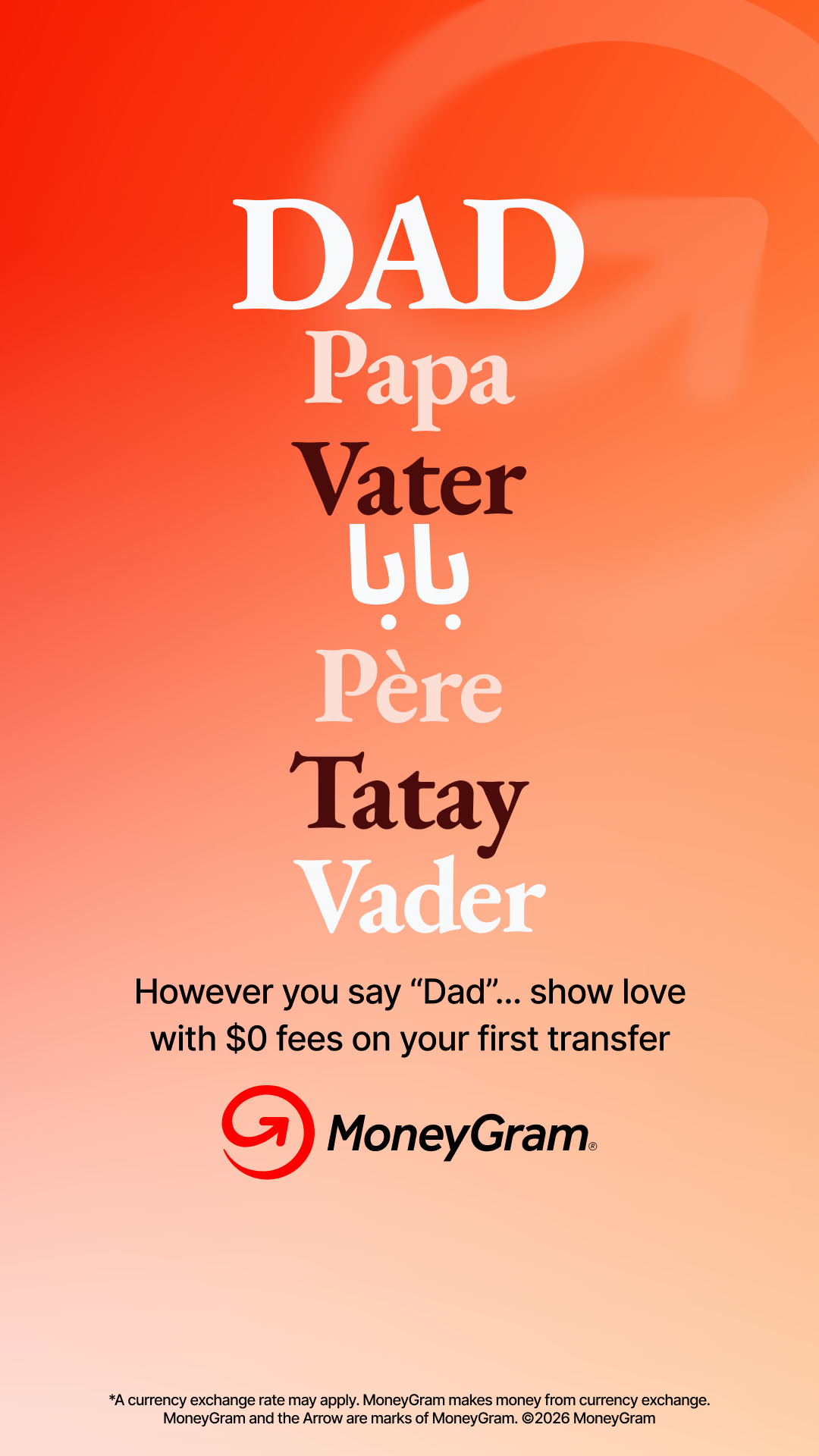 MoneyGram Facebook ad
