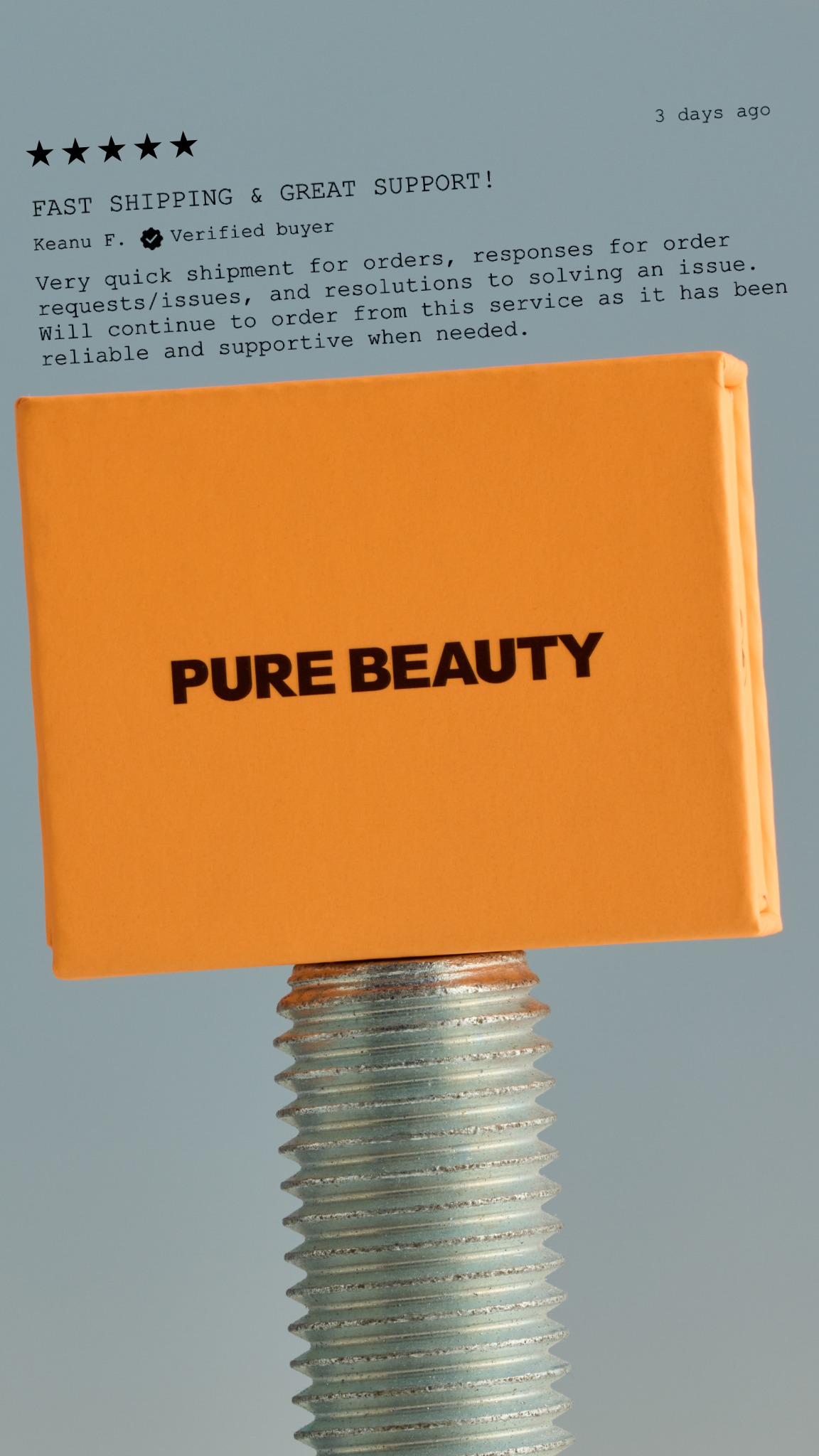 Pure Beauty Facebook ad from Mar 27, 2025