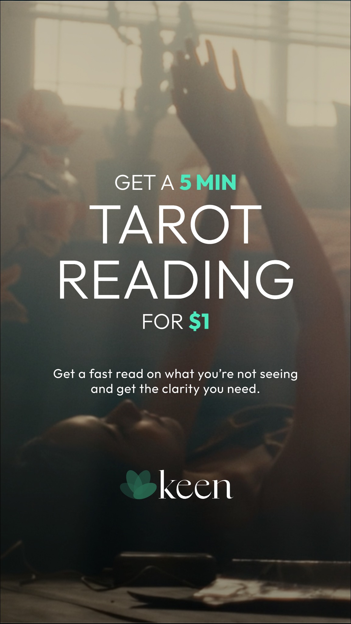 Keen.com Facebook ad