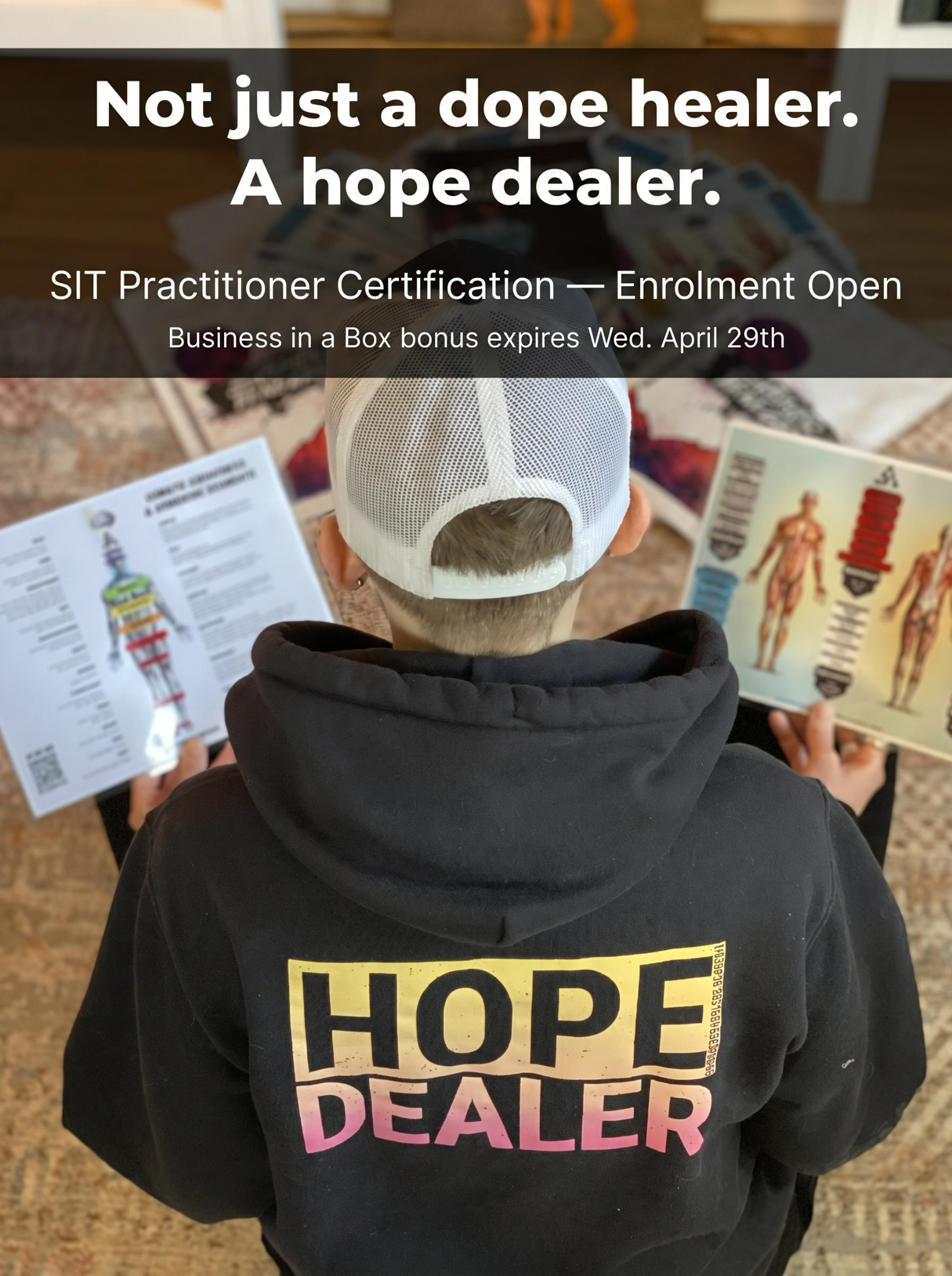 Empowered Healers Academy Facebook ad: SIT Practitioner Certification, Enrollment Open