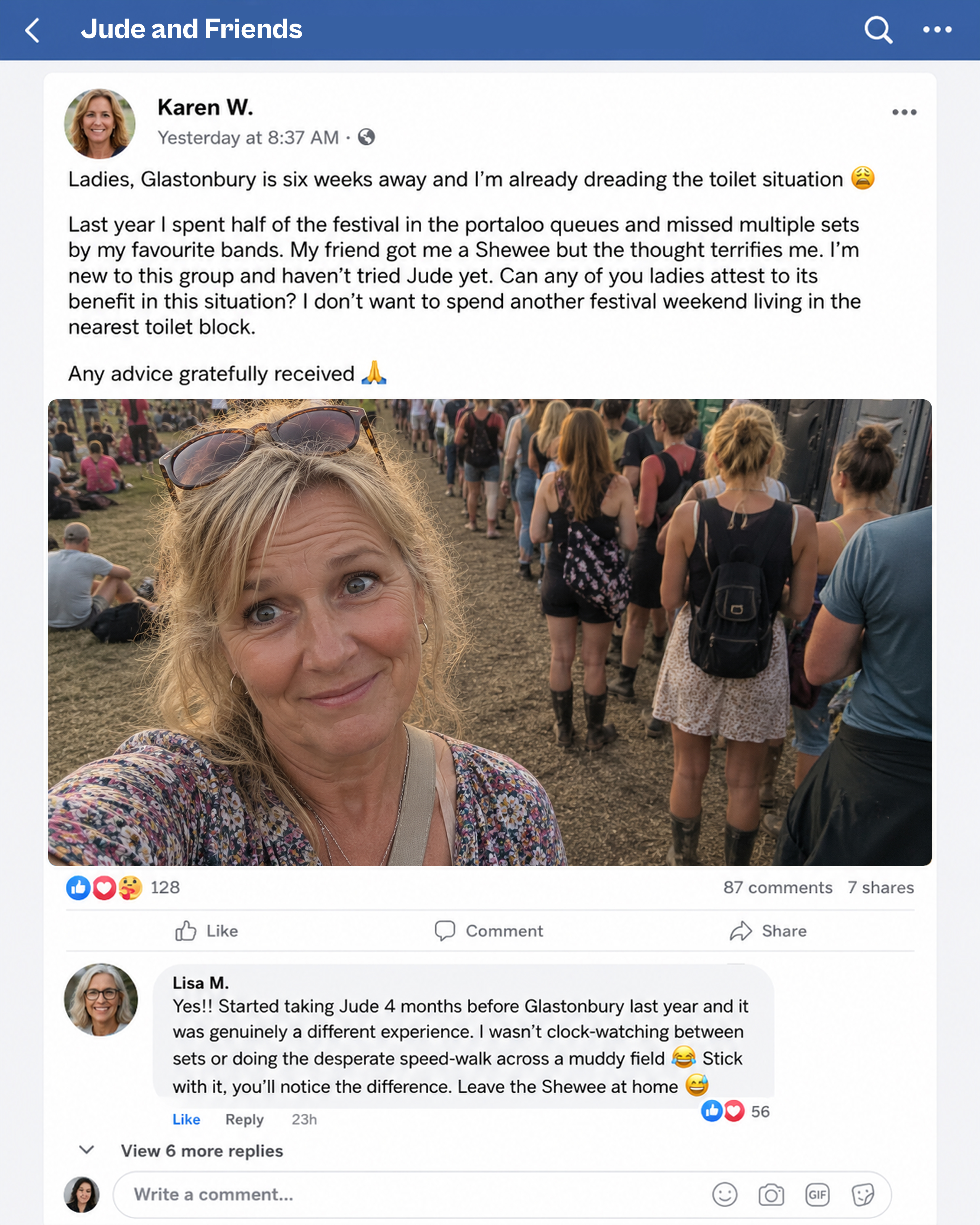 Jude Facebook ad