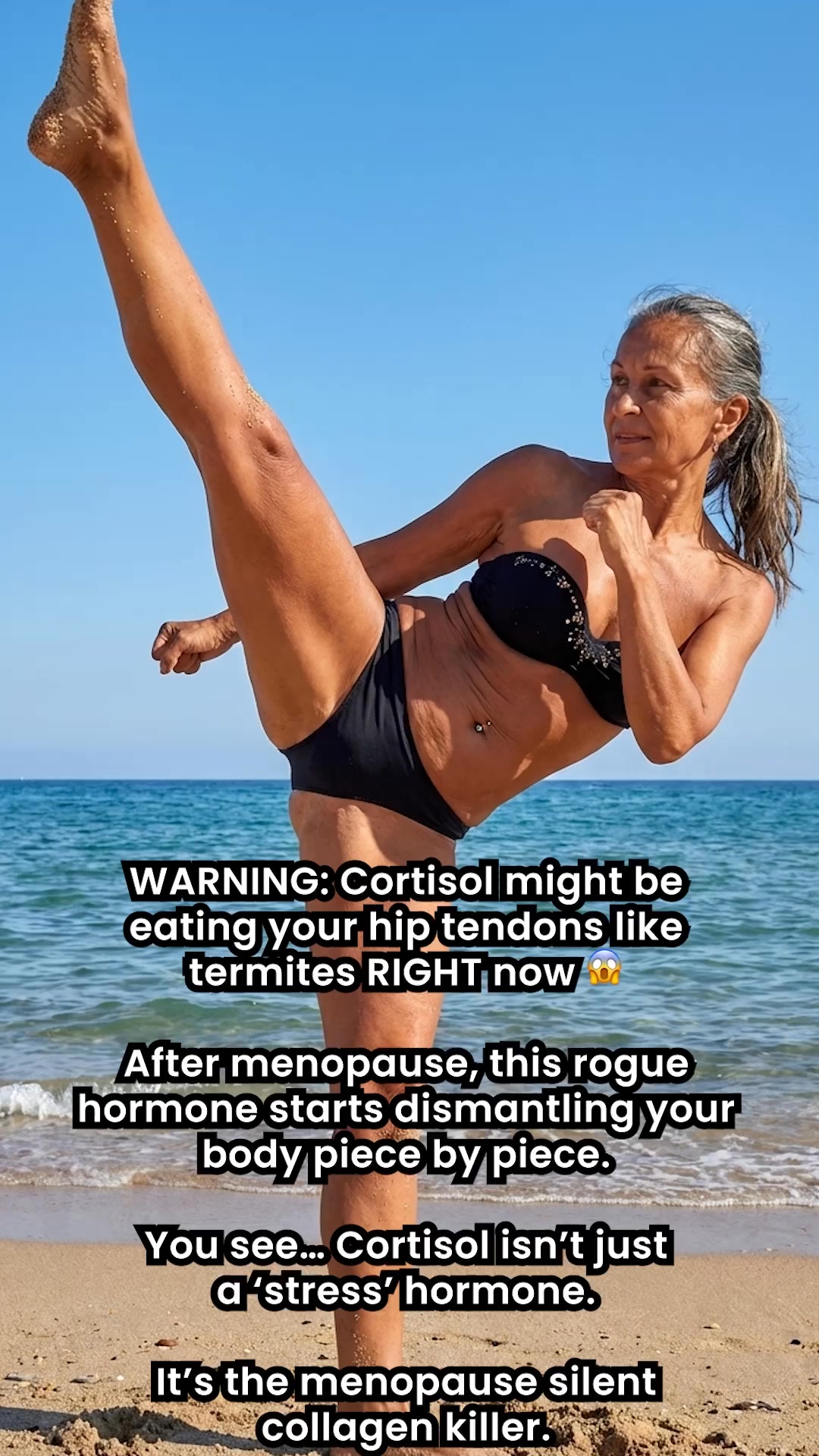 Best Probiotics For Menopause Facebook ad: Achy Hips? It's Not Arthritis.