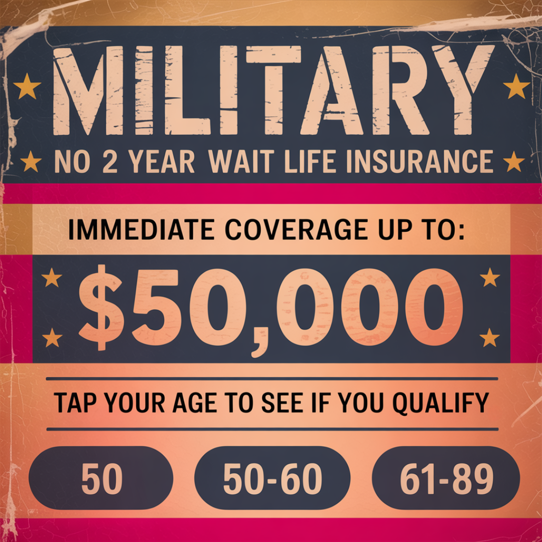 Affordable Veteran Life Insurance Facebook ad