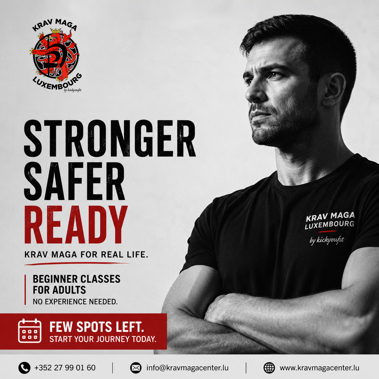 Krav Maga Center "by kickyoufit" Facebook ad