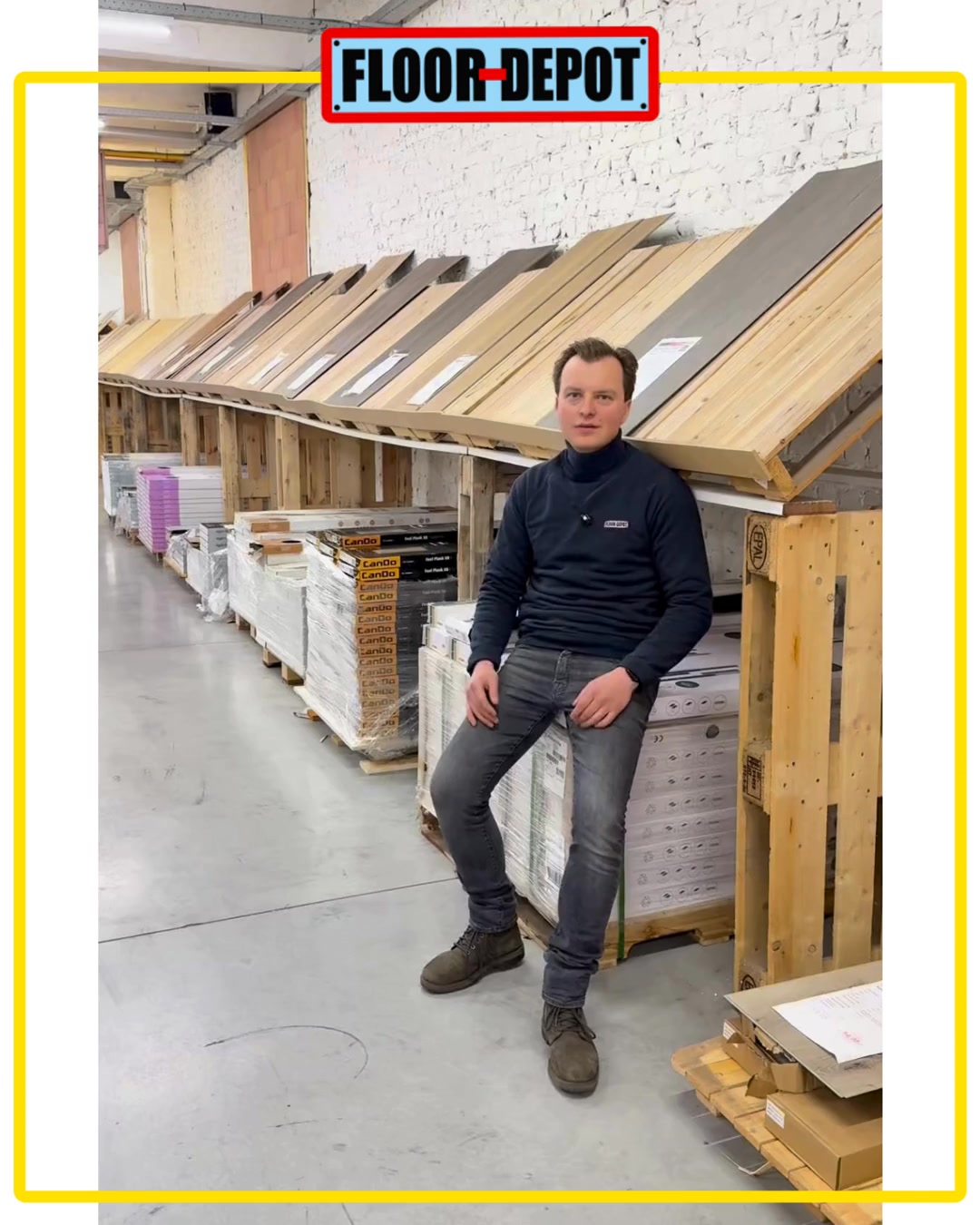 Floor-Depot Facebook ad: WELKOM bij FLOOR-DEPOT