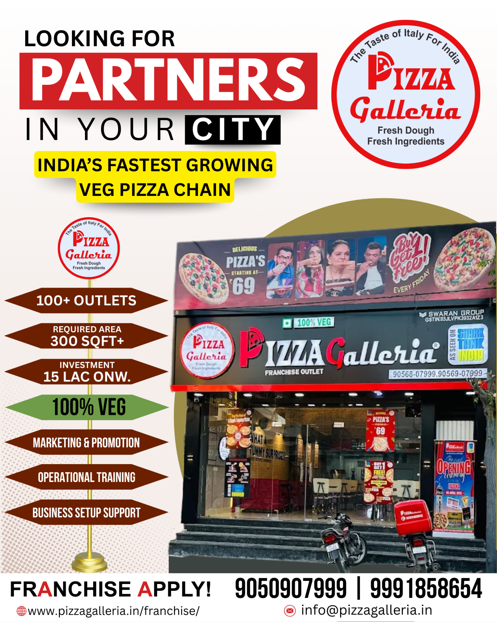 Pizza Galleria Facebook ad