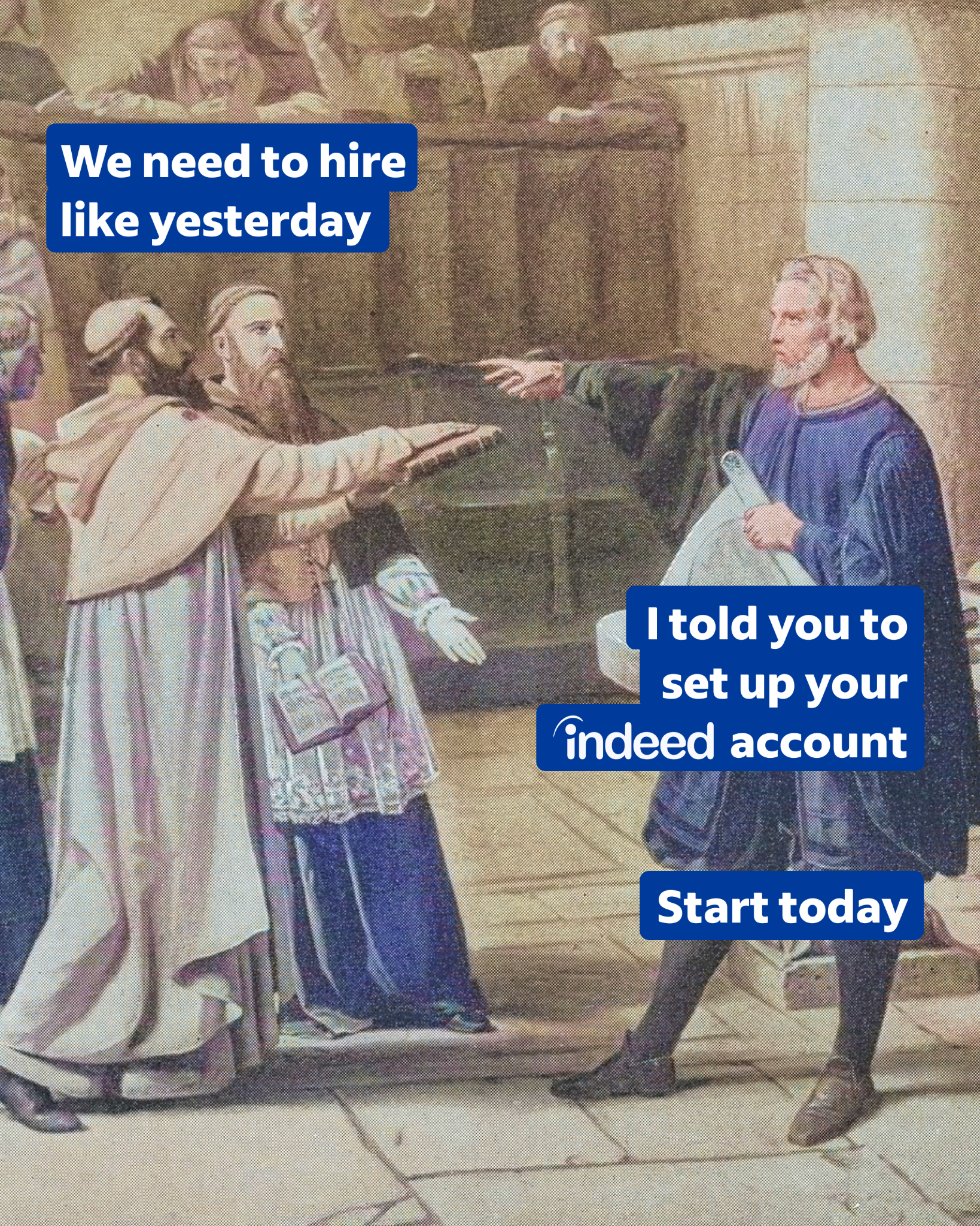 Indeed for Business Facebook ad