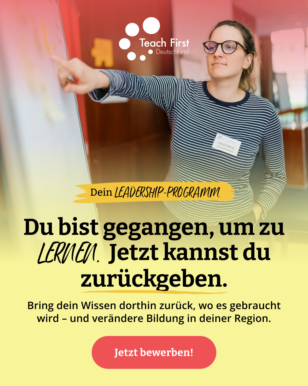Teach First Deutschland Facebook ad