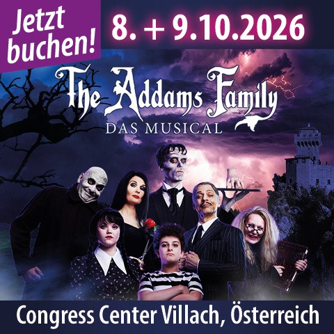 Addams Family - Musical Tour Facebook ad: The Addams Family - Das Musical