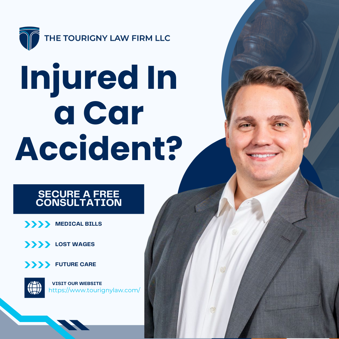 The Tourigny Law Firm LLC. Facebook ad: KC Car Accident? Get Paid!