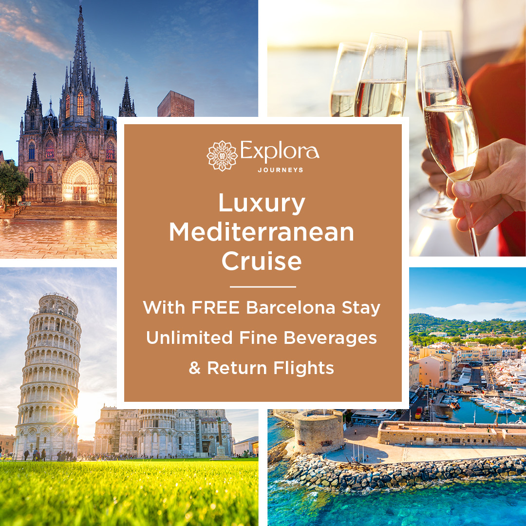 CruiseKings Facebook ad: TOP DEAL! Luxury Spain & French Riviera Cruise With FREE…