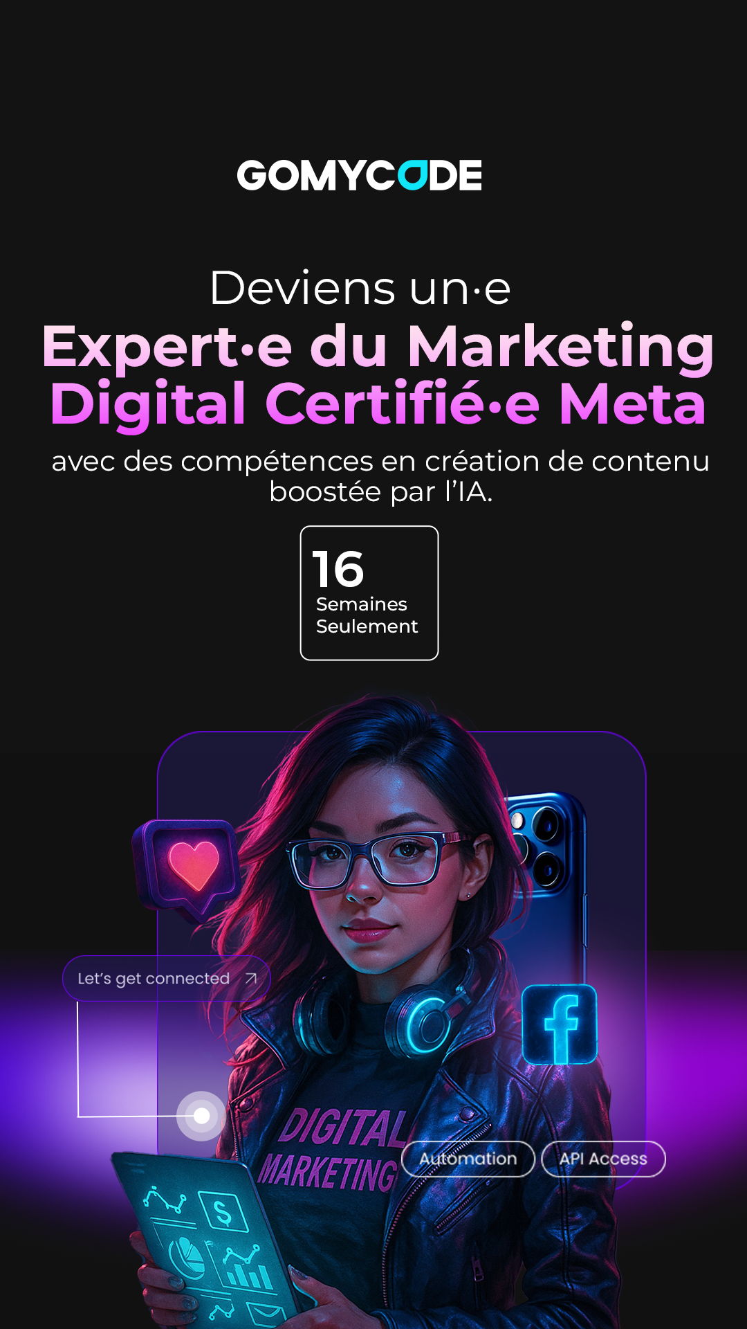gomycode Facebook ad from Feb 9, 2026