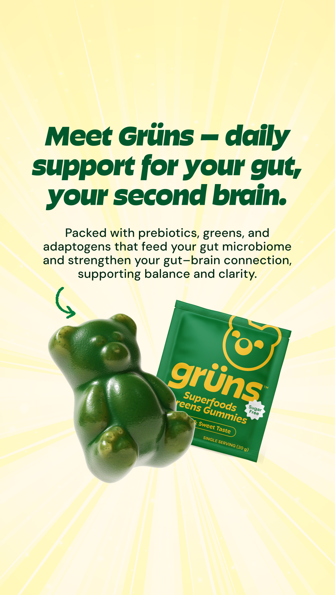 Grüns Facebook ad