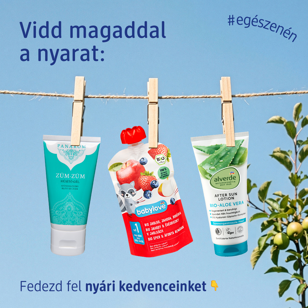 dm drogerie markt Magyarország Facebook ad: Nyári kedvencek a családnak