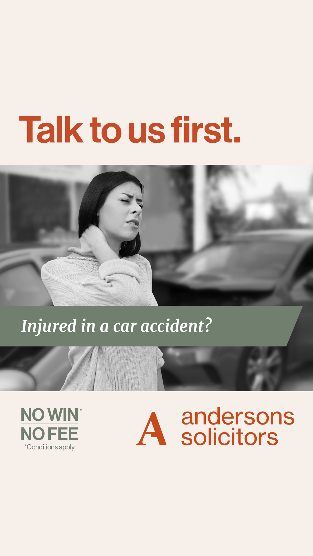 Andersons Solicitors Facebook ad from Feb 19, 2026