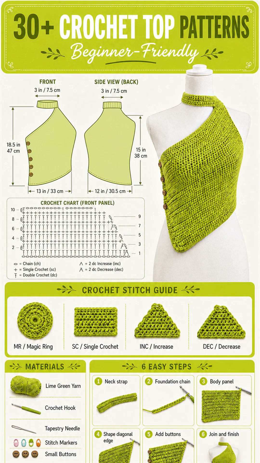 YarnPal - Crochet for Beginners Facebook ad: Start crochet now, easy and relaxing