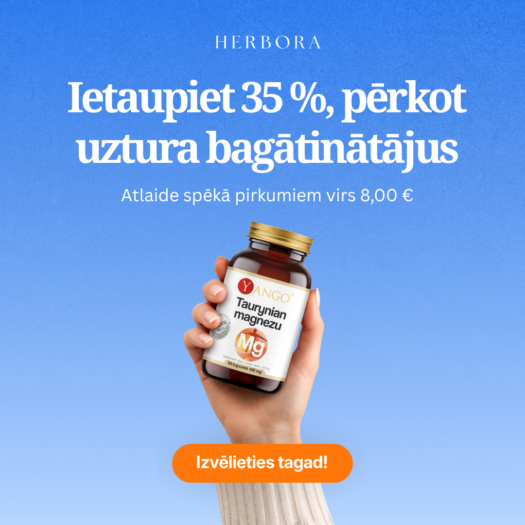 Herbora.lt Facebook ad: Atlasīti uztura bagātinātāji Jūsu labai pašsajūtai