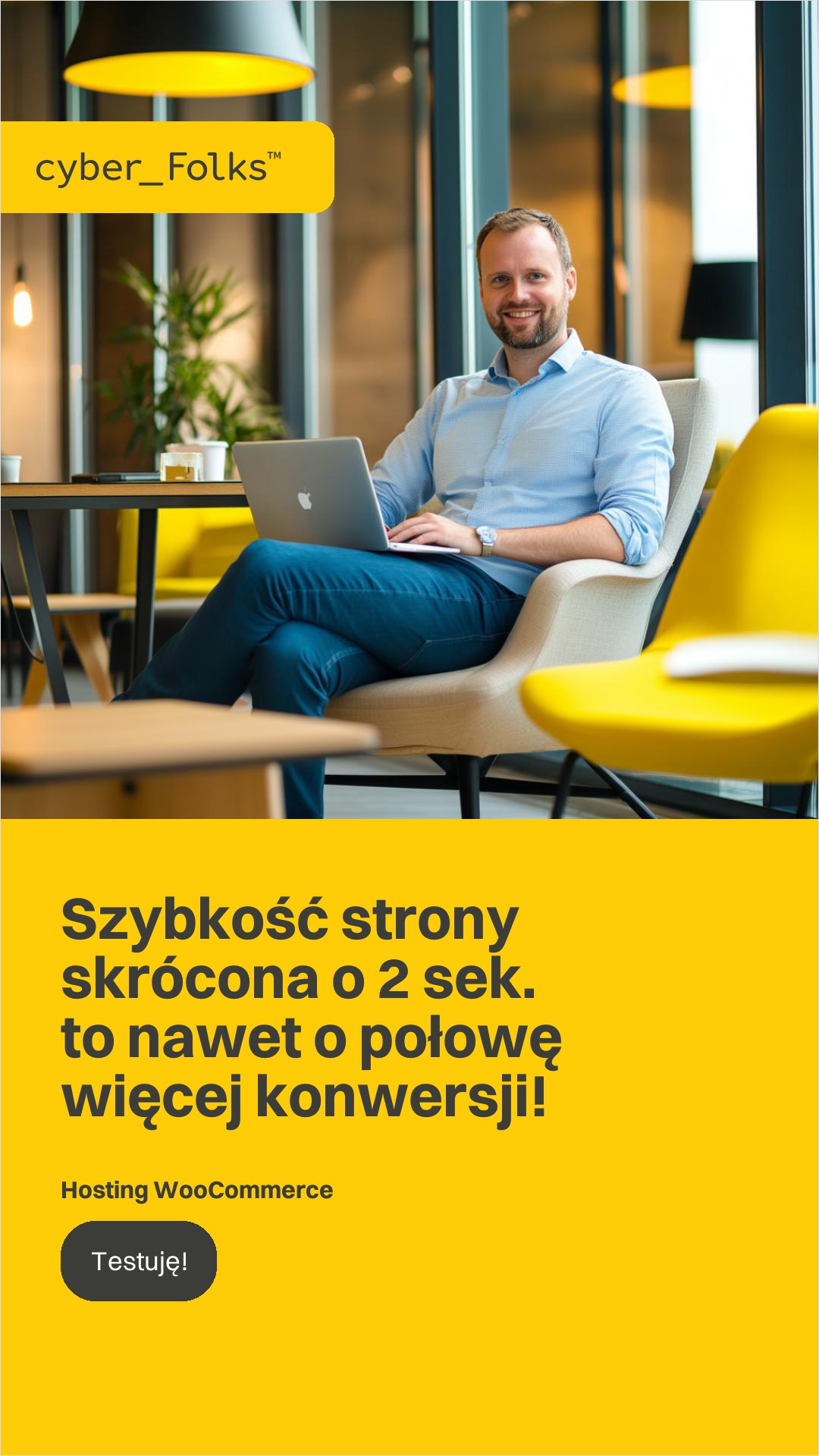 cyberFolks.pl Facebook ad
