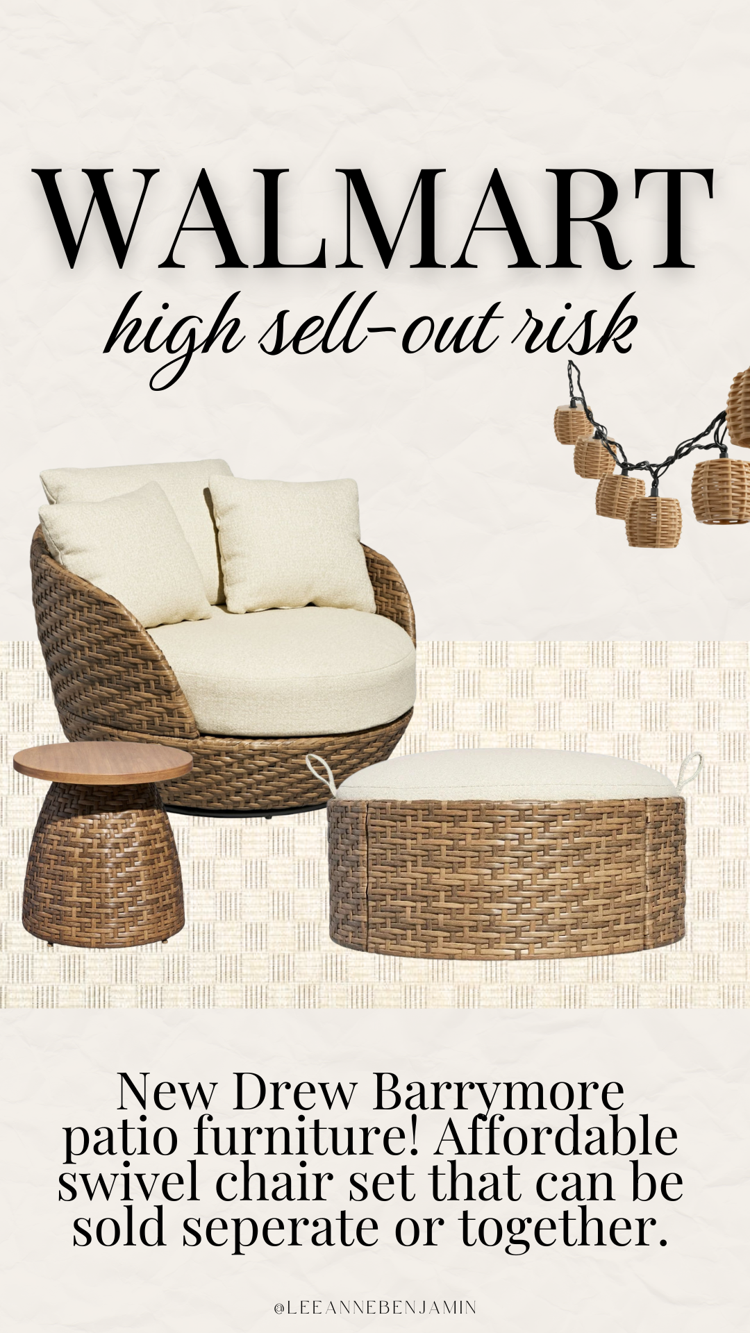 Lee Anne Benjamin Facebook ad