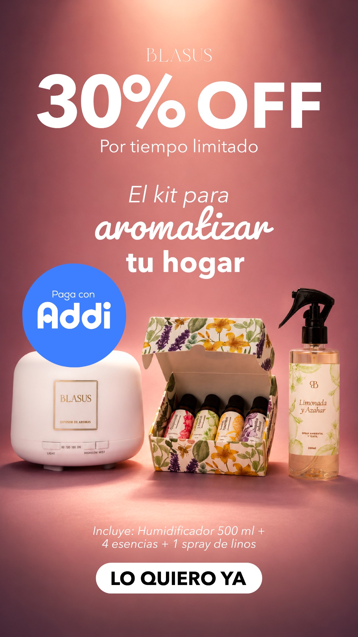 Bla.sus Facebook ad: ¿Harto de que tu casa huela a encerrado…