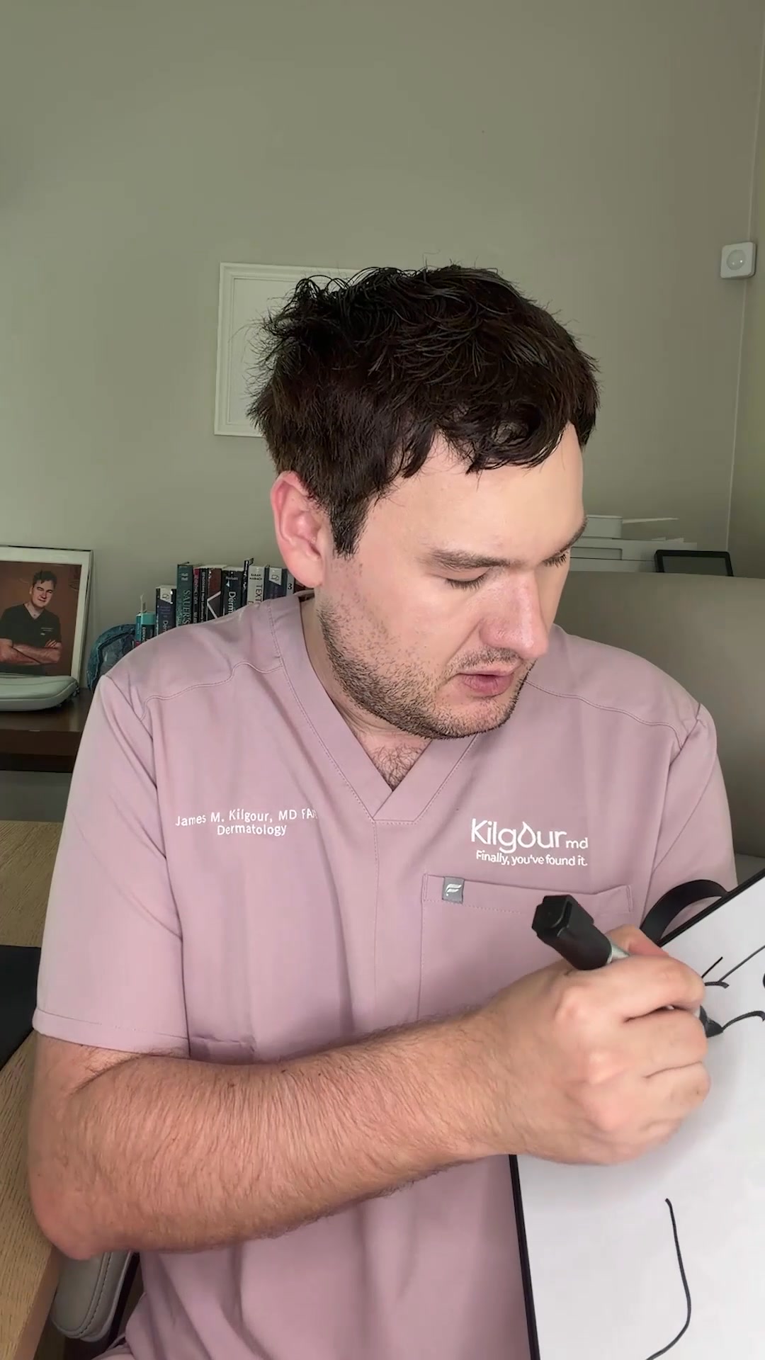 James Kilgour, MD Facebook ad: Wash day shedding? Do this