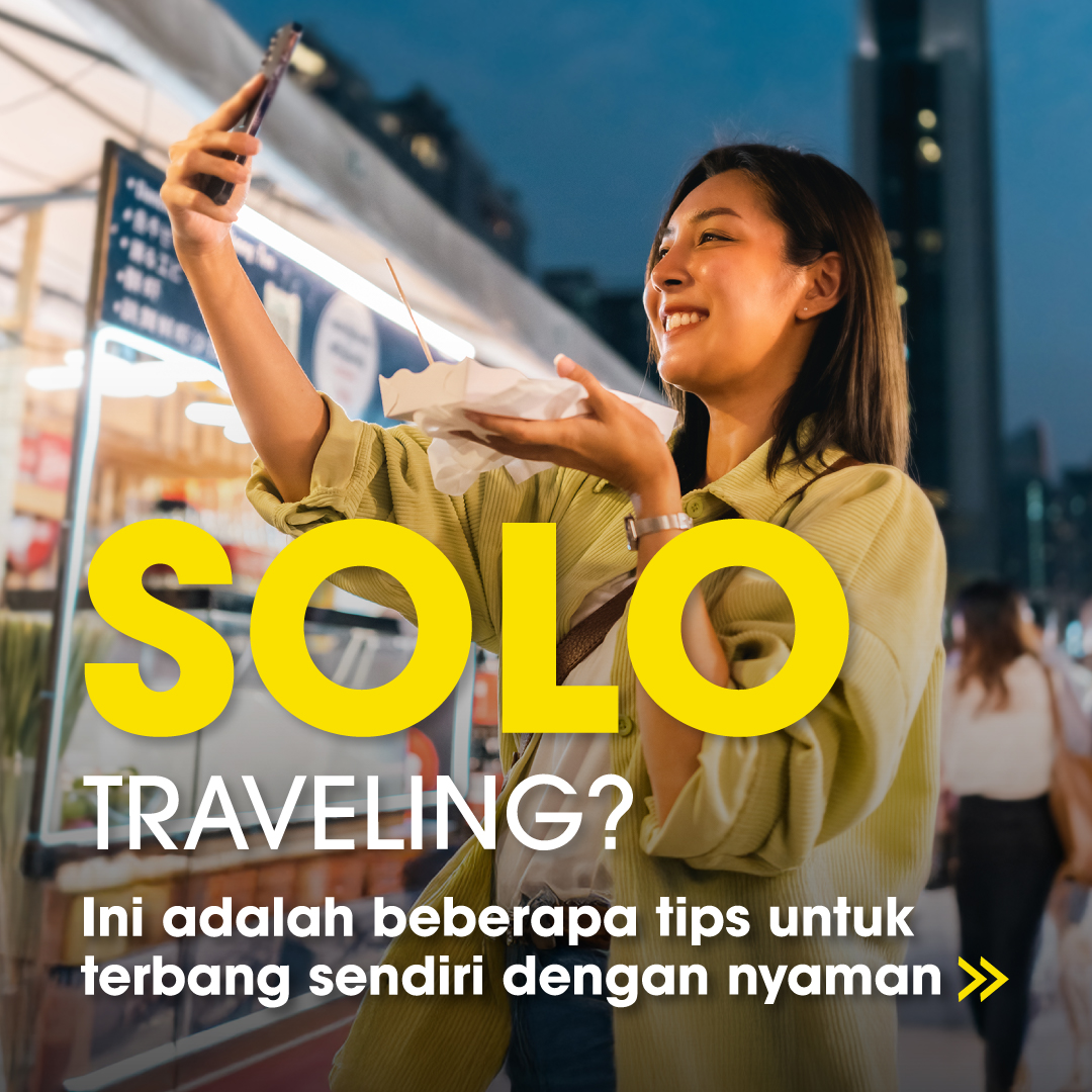 FlyScoot Facebook ad: Solo traveling bukan berarti harus jalanin semuanya…